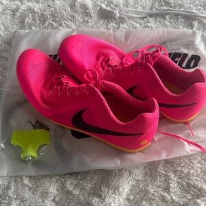 Nike Neon Pink Athletic track spikes